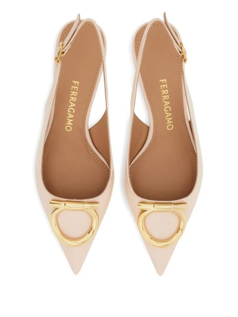 Ferragamo 40mm Gancini slingback pumps - Pink