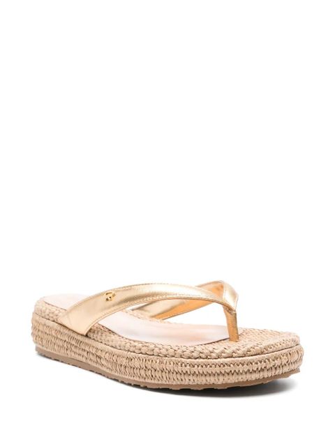 Gianvito Rossi Tahiti flip flops - Neutrals - zdjęcie produktu nr 2