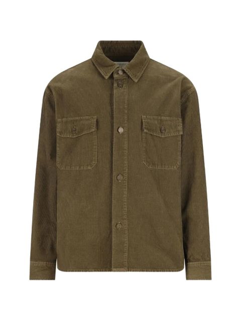 Saint Laurent pocket corduroy shirt - Green - zdjęcie produktu nr 1