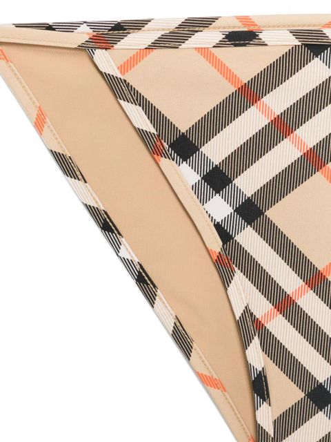 Burberry Check bikini bottoms - Neutrals