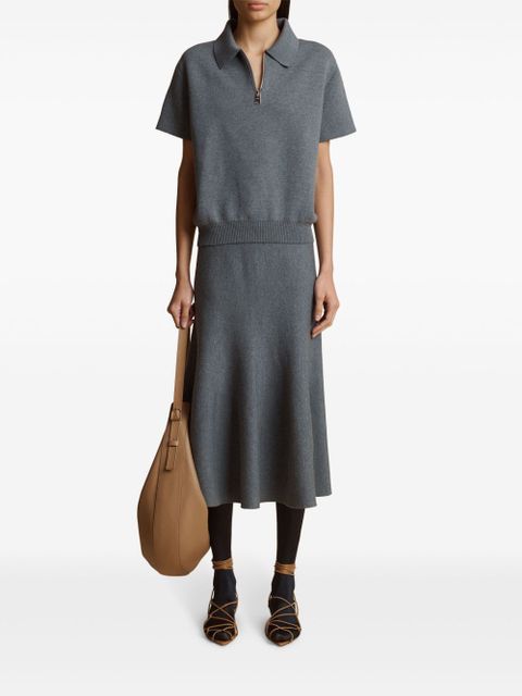 KHAITE Gulliame knitted top - Grey - zdjęcie produktu nr 2