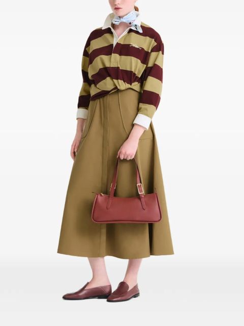 Longchamp L Looong buckle-strap shoulder bag - Brown - zdjęcie produktu nr 2