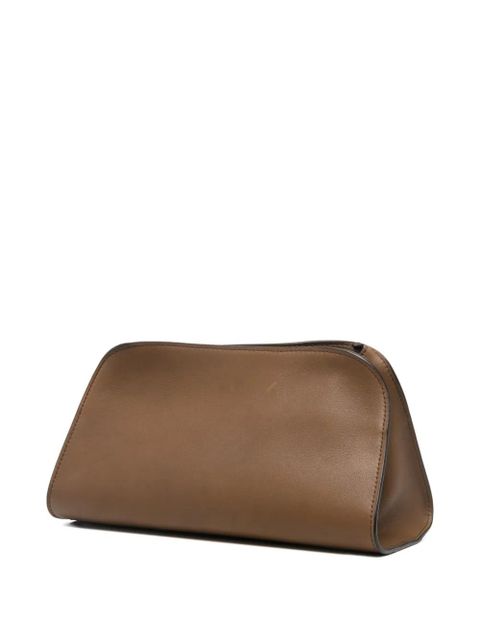 The Row Peggy leather clutch - Brown - zdjęcie produktu nr 2