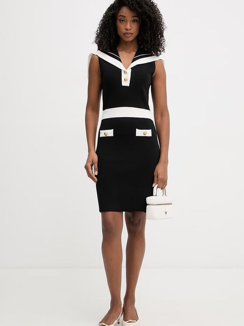 Karl Lagerfeld sukienka z wiskozą - zdjęcie produktu nr 1