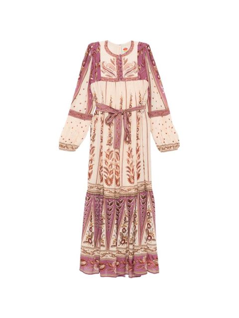 FARM Rio floral-print maxi dress - Neutrals - zdjęcie produktu nr 1