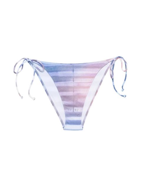 Jean Paul Gaultier tie-side striped bikini bottom - Blue - zdjęcie produktu nr 1