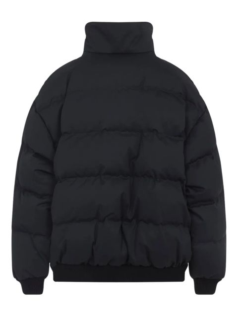 Prada quilted logo-plaque puffer jacket - Black - zdjęcie produktu nr 2