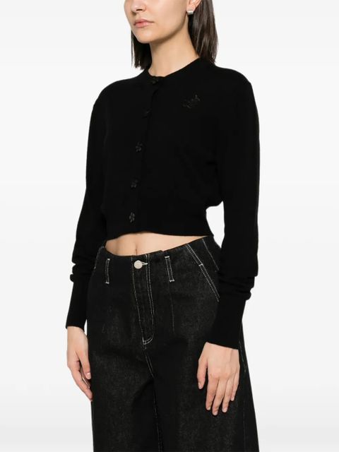 Cecilie Bahnsen CBDUA long-sleeves cardigan - Black