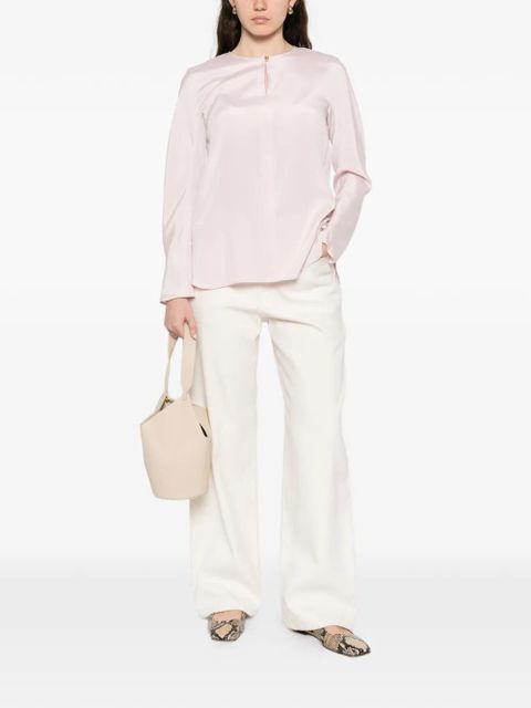 Max Mara Mxpmitico keyhole-detail blouse - Pink - zdjęcie produktu nr 2