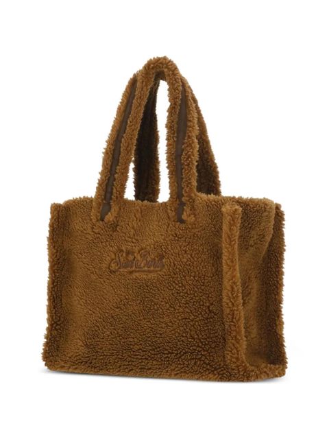 MC2 Saint Barth Colette Teddy logo-lettering tote bag - Brown