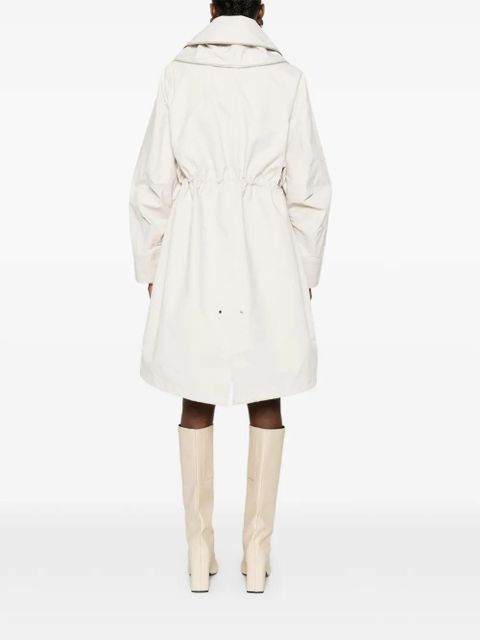 Givenchy hooded zip coat - Neutrals