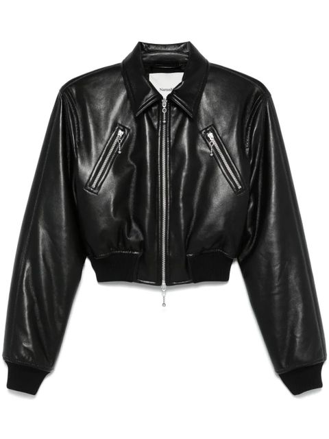 Nanushka faux-leather jacket - Black - zdjęcie produktu nr 1