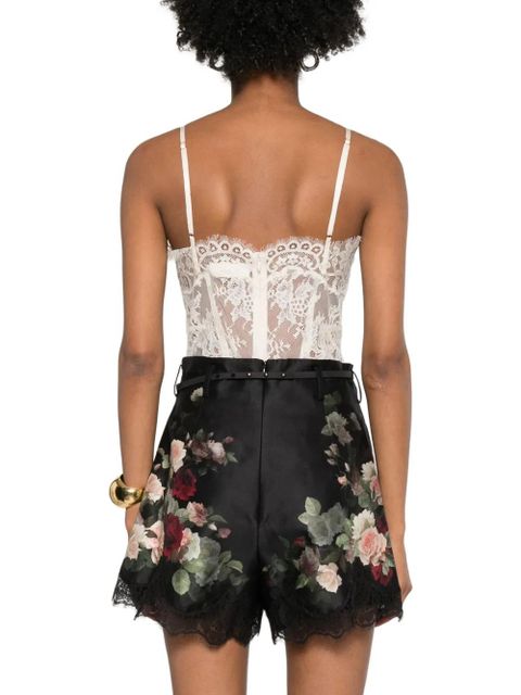 ZIMMERMANN Lace Teddy bodysuit - Neutrals