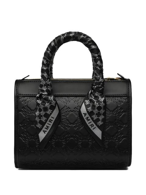 AMIRI Ma Quad Micro Triangle embossed tote bag - Black - zdjęcie produktu nr 2