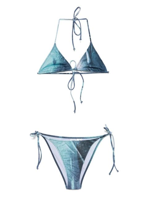 Jean Paul Gaultier Water printed bikini - Blue - zdjęcie produktu nr 1