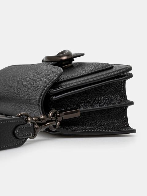 Coach torebka skórzana Tabby kolor czarny CY201