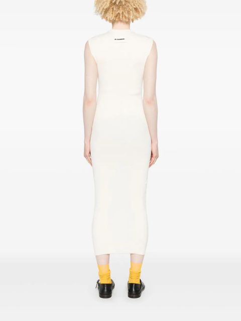 JIL SANDER+ knitted maxi dress - Neutrals