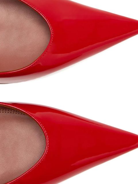 Amina Muaddi 105mm Anok ankle-strap pumps - Red