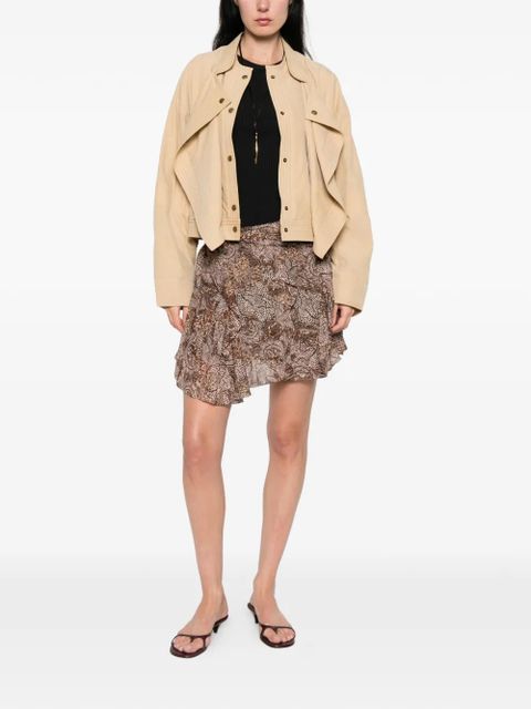 ISABEL MARANT Camia printed mini skirt - Neutrals - zdjęcie produktu nr 2