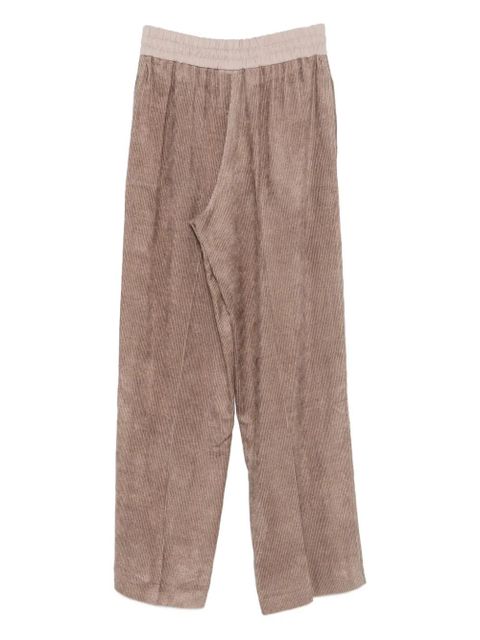 Alysi corduroy track pants - Brown