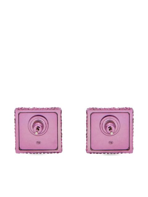 Valentino Garavani Rockstud earrings - Pink - zdjęcie produktu nr 2