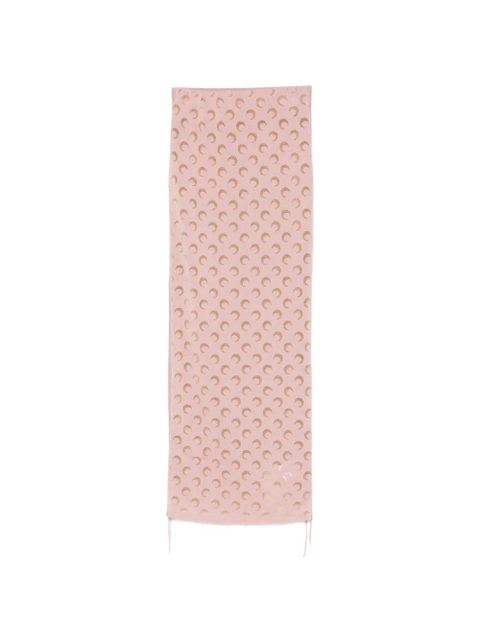 Marine Serre moon-print skirt - Pink - zdjęcie produktu nr 1