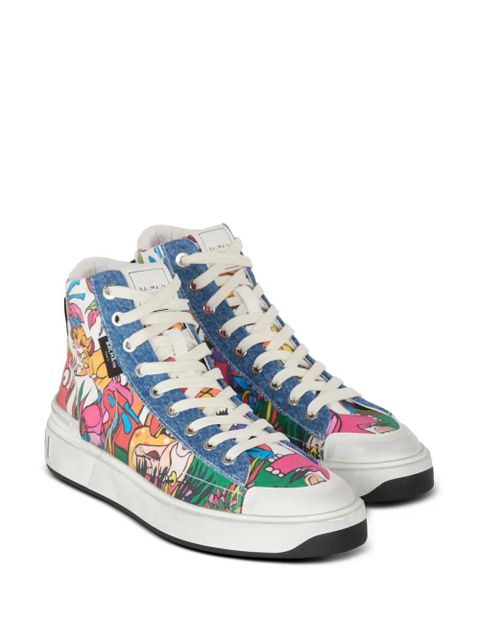 Balmain x Disney high-top sneakers - Blue - zdjęcie produktu nr 2