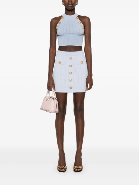 Balmain Coin-buttons detailed top - Blue - zdjęcie produktu nr 2