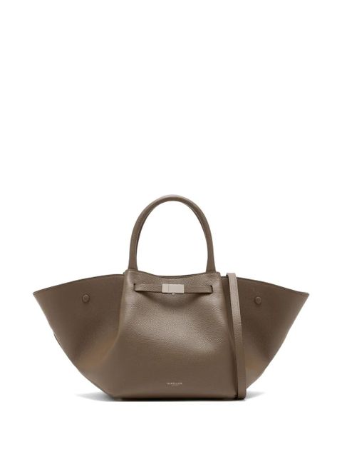 DeMellier midium The New York grained leather tote bag - Brown - zdjęcie produktu nr 1