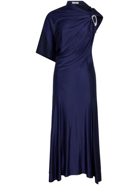 Rabanne draped midi dress - Blue - zdjęcie produktu nr 1