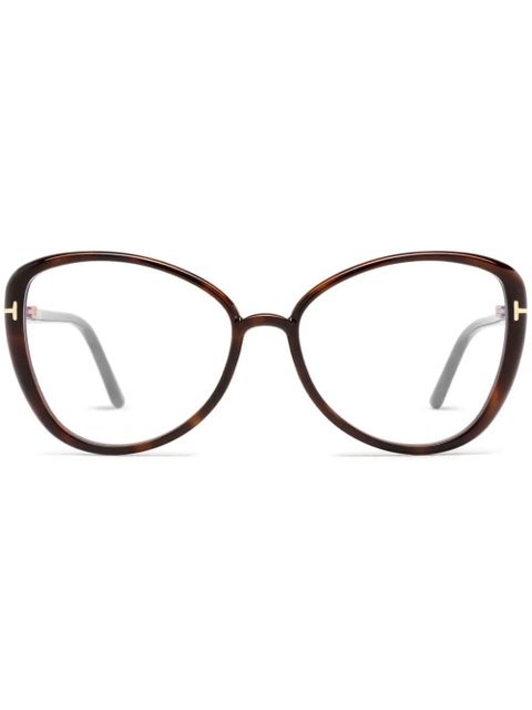 TOM FORD Eyewear cat-eye glasses - Brown - zdjęcie produktu nr 1