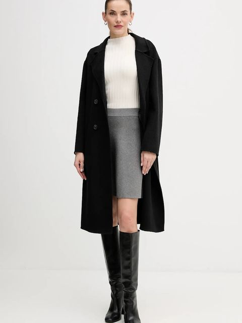 United Colors of Benetton spódnica kolor szary mini rozkloszowana 17Q3D001X - zdjęcie produktu nr 2