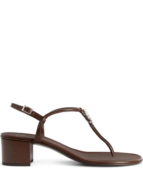 Giuseppe Zanotti 40mm Moonlie sandals - Brown - zdjęcie produktu nr 1