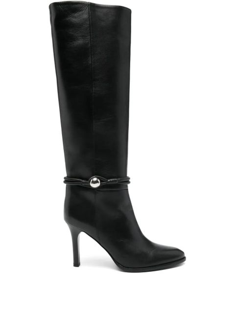 ISABEL MARANT IEVA BUTTON HIGH BOOTS - Black - zdjęcie produktu nr 1