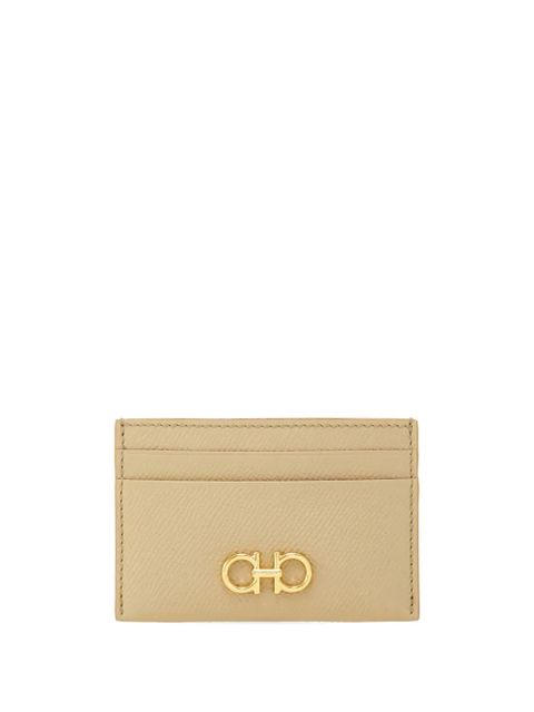 Ferragamo Gancini cardholder - Neutrals