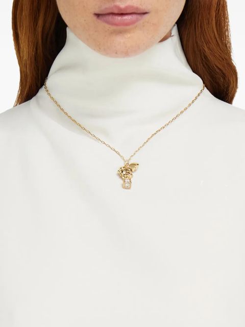 Ferragamo Gancini flower charm necklace - Gold - zdjęcie produktu nr 2