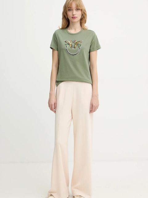 Pinko t-shirt bawełniany - zdjęcie produktu nr 1