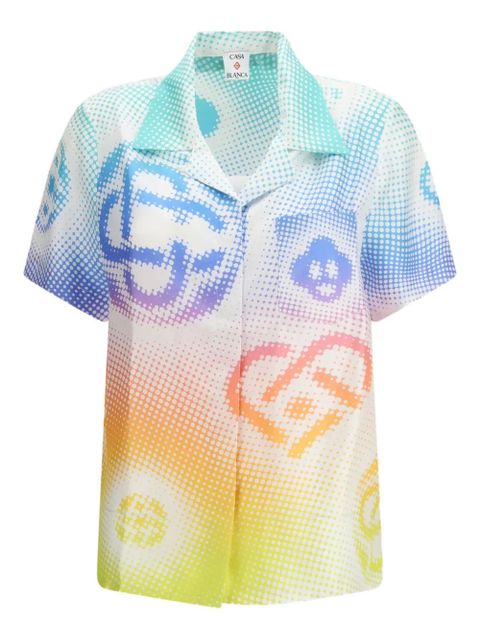 Casablanca printed shirt - White - zdjęcie produktu nr 1