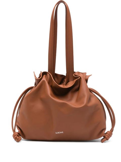LOEWE Flamenco drawstring shoulder bag - Brown - zdjęcie produktu nr 1