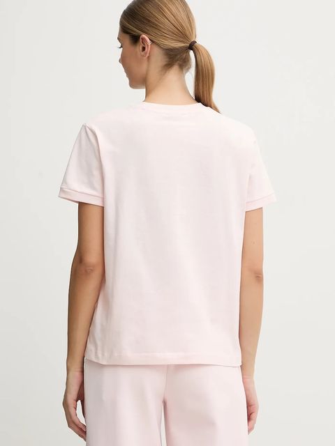Guess t-shirt bawełniany damski kolor różowy V5BI16 K8FQ4 - zdjęcie produktu nr 2