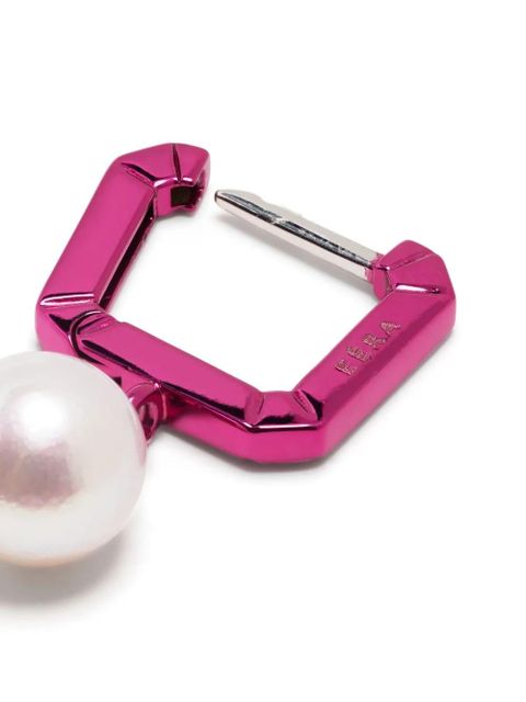 EÉRA geometric drop earrings - Silver