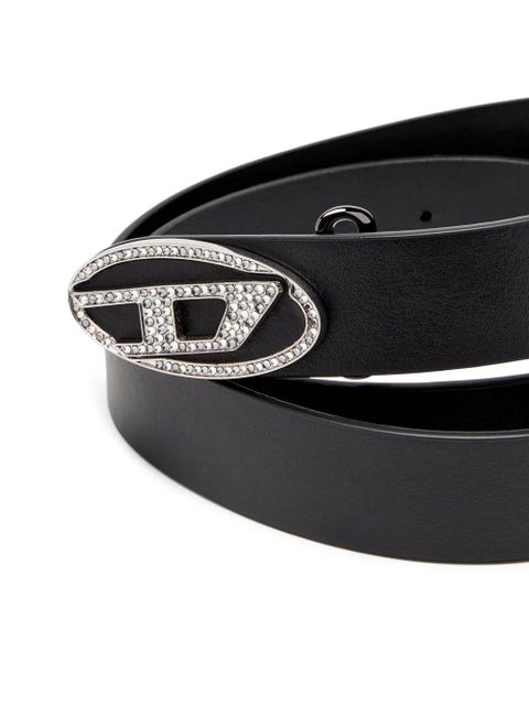 Diesel B-1DR leather belt - Black - zdjęcie produktu nr 2