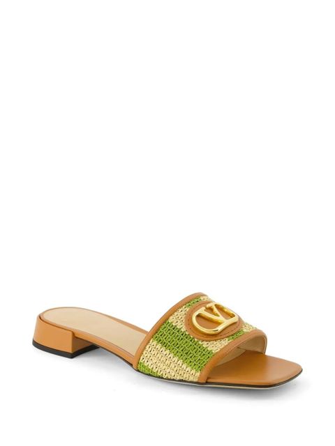 Valentino Garavani logo sandals - Green - zdjęcie produktu nr 2