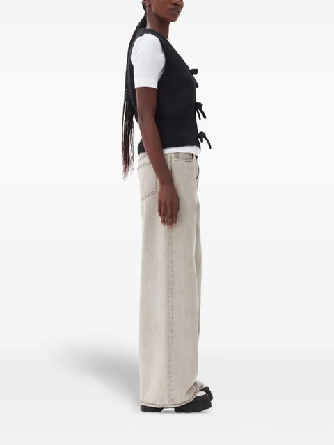 GANNI tied vest - Black - zdjęcie produktu nr 2