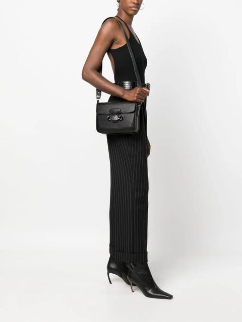 Casadei Mia leather crossbody bag - Black - zdjęcie produktu nr 2