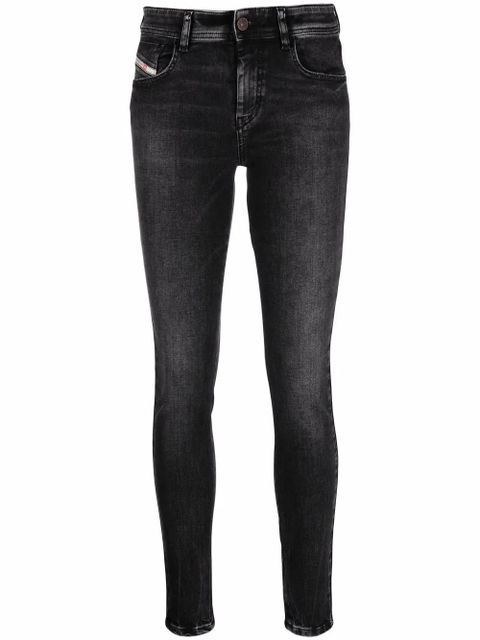 Diesel Slandy skinny-leg jeans - Black - zdjęcie produktu nr 1