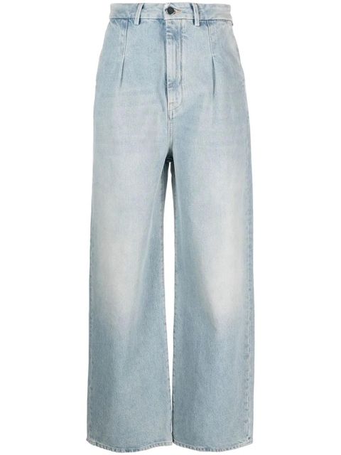 LouLou de Saison high-waist wide-leg jeans - Blue - zdjęcie produktu nr 1