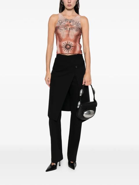 Jean Paul Gaultier graphic-print tank top - Neutrals - zdjęcie produktu nr 2