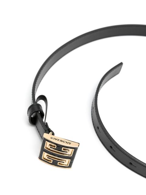 Givenchy 4G logo-buckle leather belt - Black