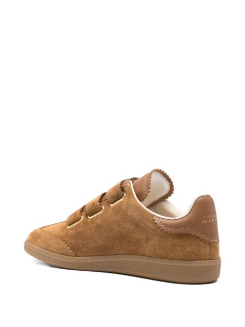 ISABEL MARANT Beth suede low-top sneakers - Brown - zdjęcie produktu nr 2